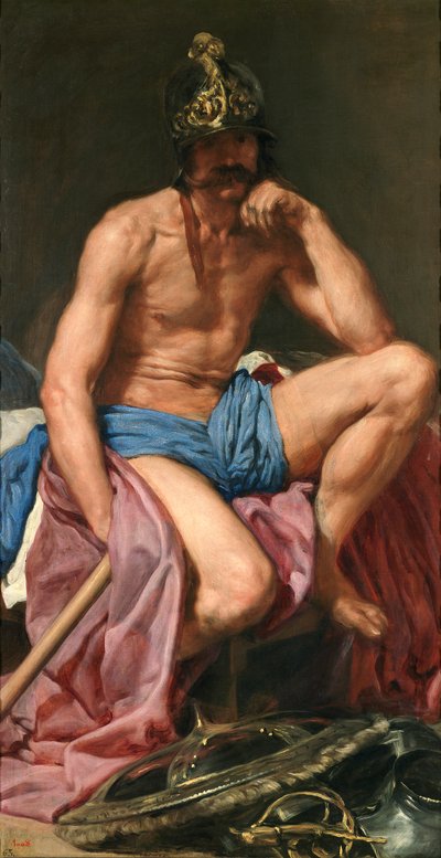 God Mars by Diego Velázquez